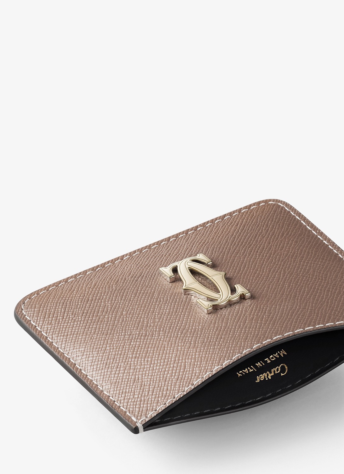 Cartier C de Cartier pasjeshouder van kalfsleer CRL3002496 - detail 3 beige