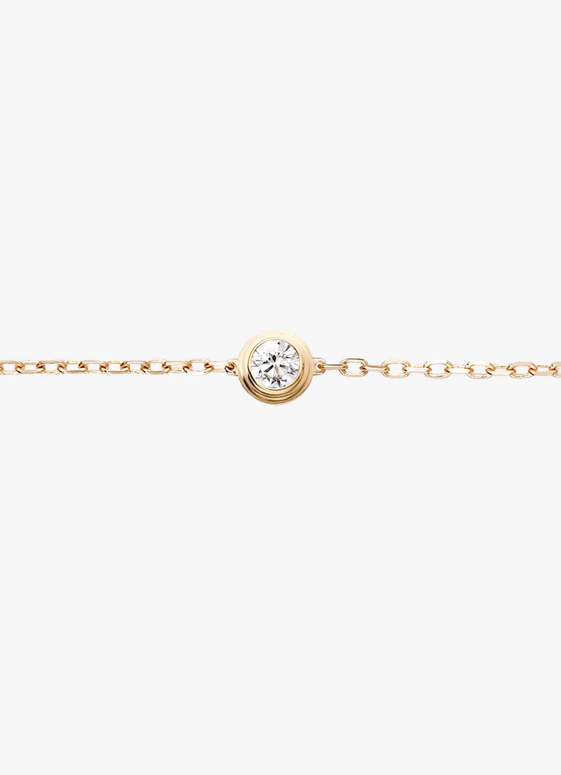 Cartier Cartier d'Amour armband, middel model van 18 karaat geelgoud met 0.13 ct met diamant CRB6062917 - detail 4 geelgoud