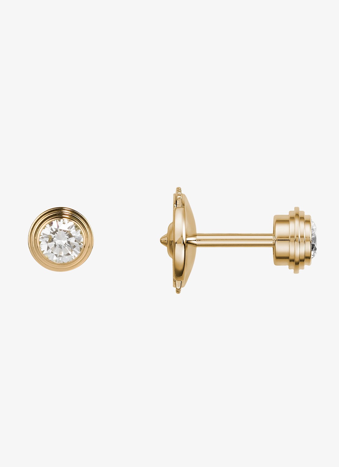 Cartier Cartier d'Amour oorstekers, middel model van 18 karaat geelgoud met 0.26 ct diamant DCRB8041600 - detail 3 geelgoud