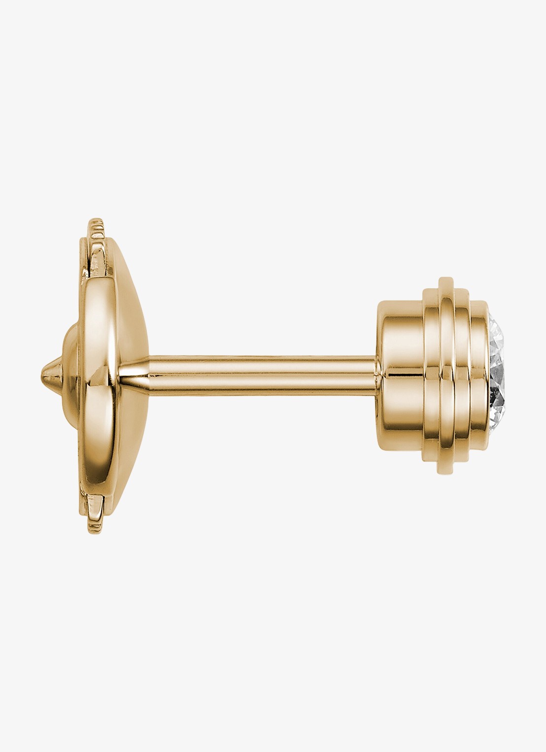 Cartier Cartier d'Amour oorstekers, middel model van 18 karaat geelgoud met 0.26 ct diamant DCRB8041600 - detail 4 geelgoud