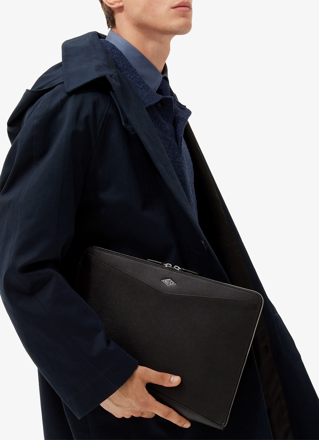 Cartier Cartier Losange clutch van kalfsleer CRL1002636 - voorkant 6 zwart