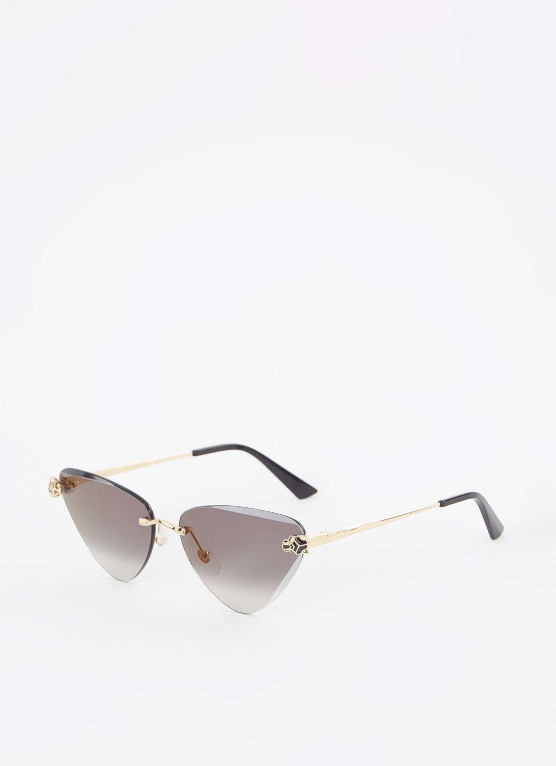 Cartier Cat Eye zonnebril CT0399S - voorkant goud