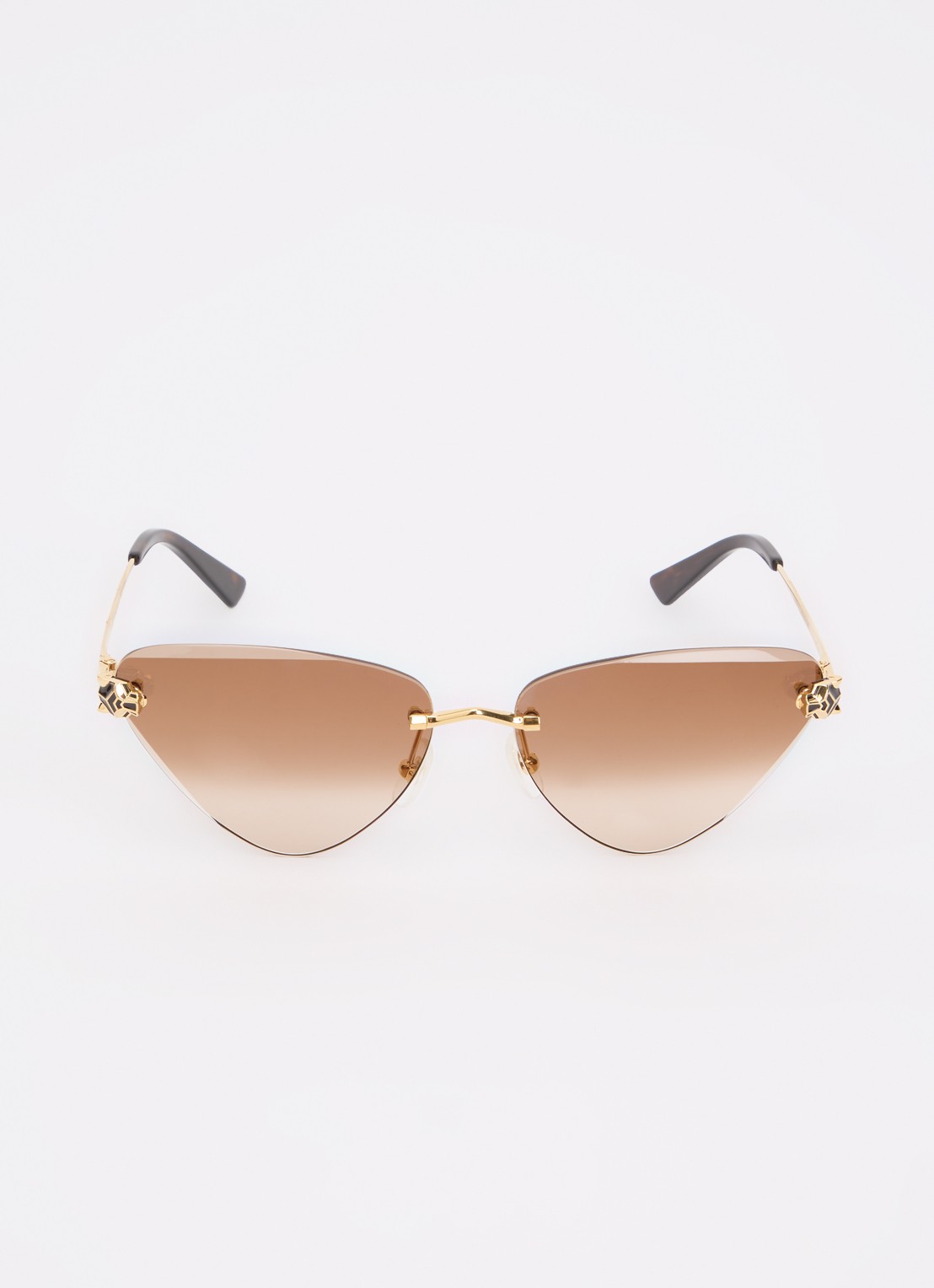 Cartier Cat Eye zonnebril CT0399S - detail 2 bruin