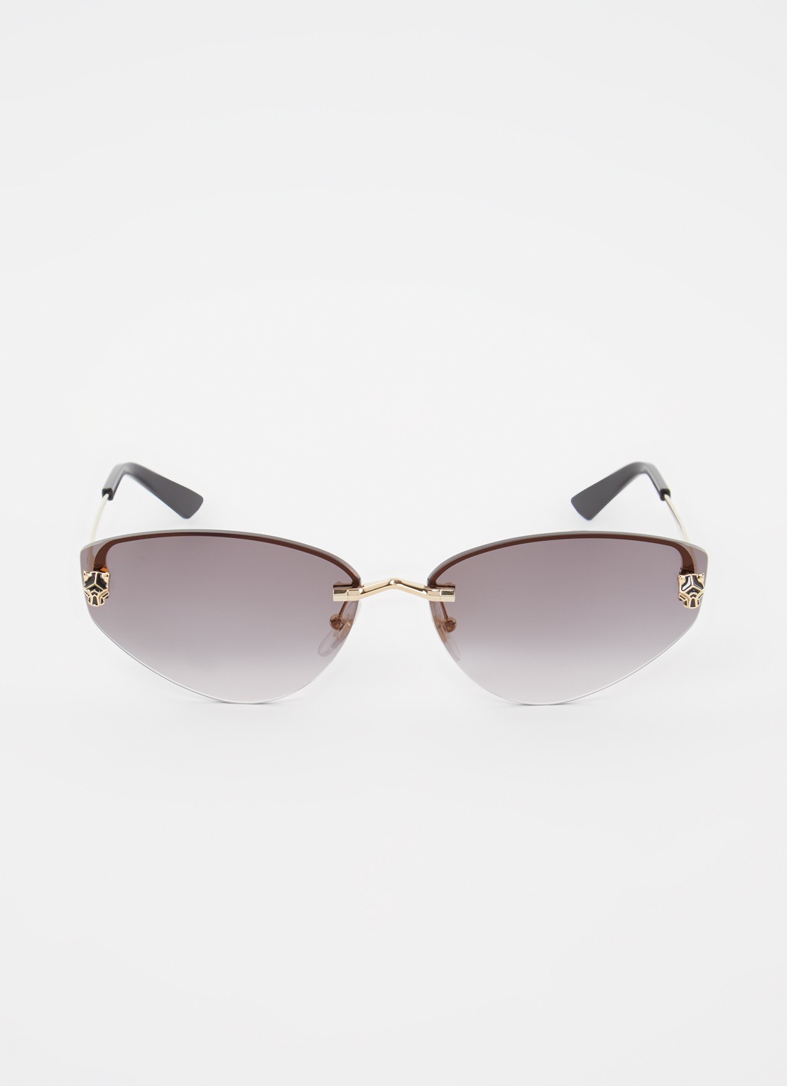 Cartier Cat Eye zonnebril CT0431S - detail goud