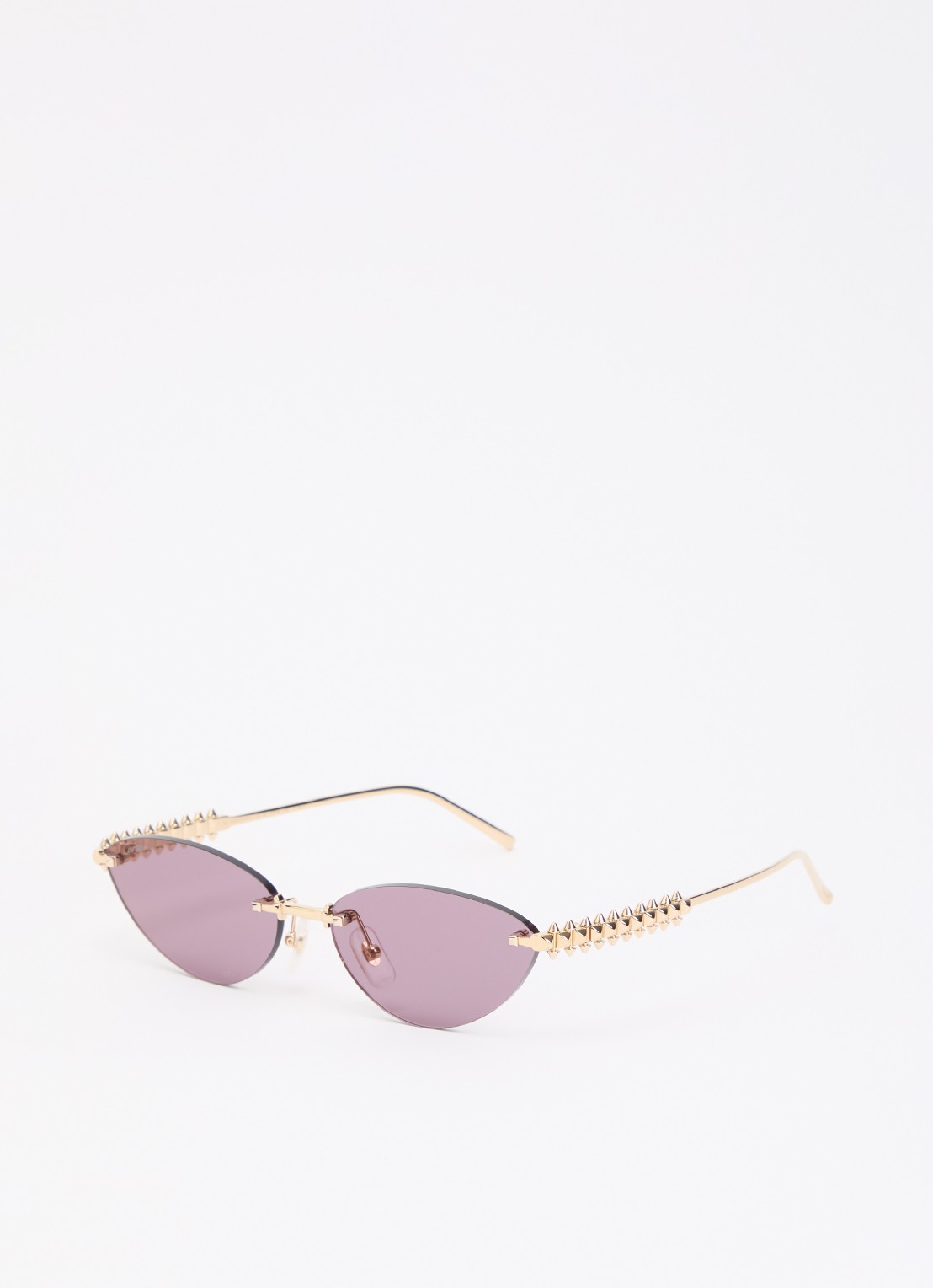 Cartier Cat Eye zonnebril CT0543S - voorkant goud