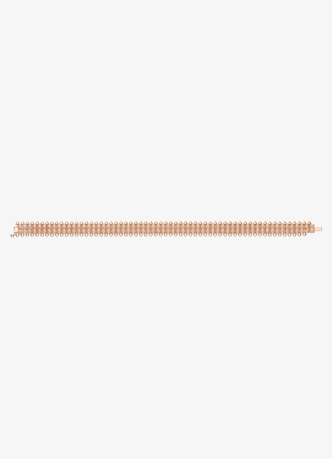 Cartier Clash de Cartier armband, flexible van 18 karaat roségoud met 1.81 ct diamant CRN6723617 - voorkant 7 roségoud