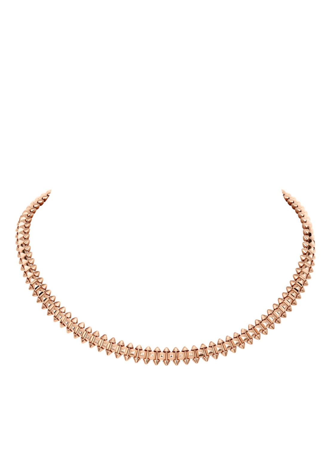 Cartier Clash de Cartier ketting medium van 18k roségoud CRN7424400 - voorkant 7 roségoud