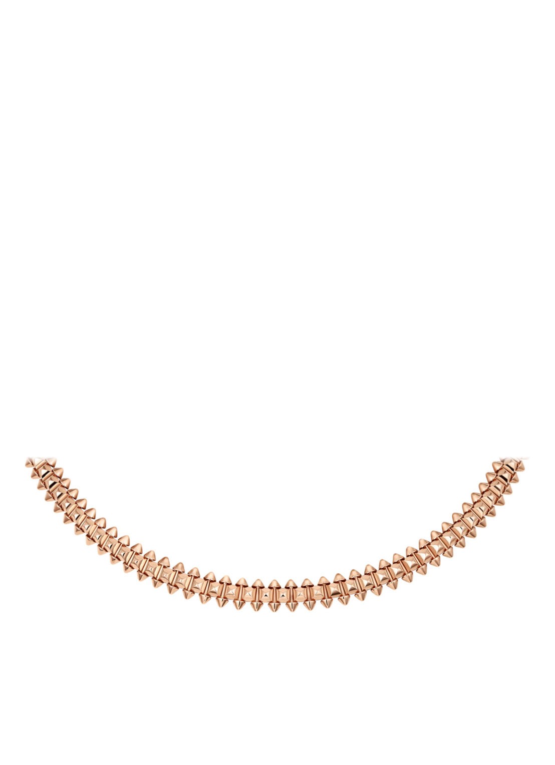 Cartier Clash de Cartier ketting medium van 18k roségoud CRN7424400 - voorkant 8 roségoud