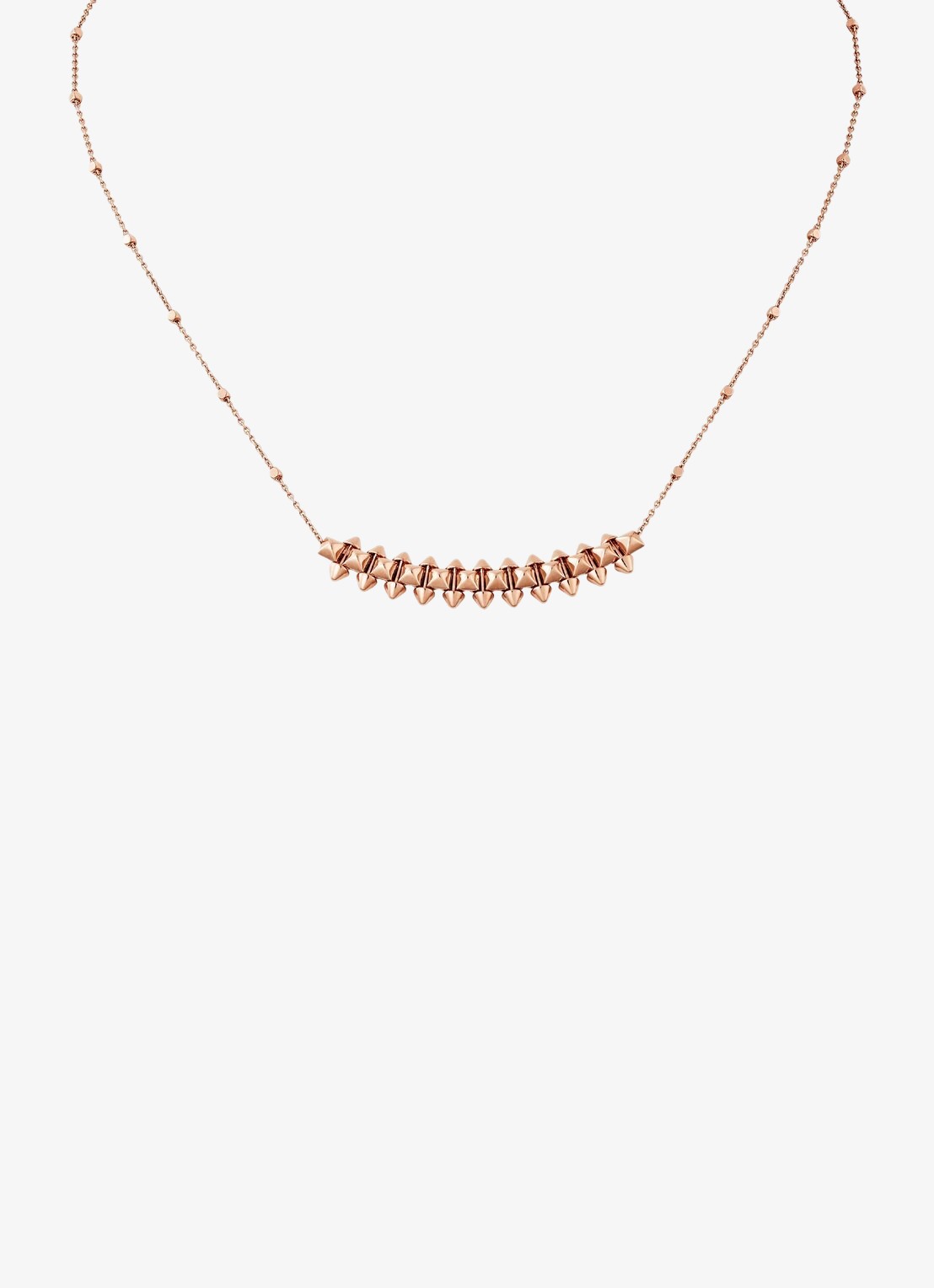 Cartier Clash de Cartier ketting van 18 karaat roségoud CRB7224745  - voorkant 6 roségoud