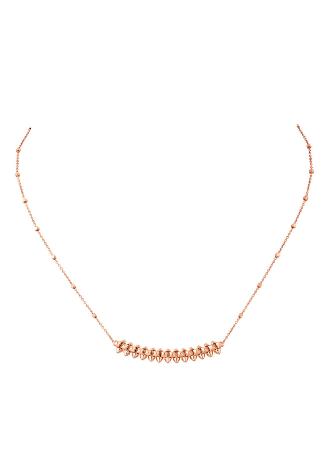 Cartier Clash de Cartier ketting van 18k roségoud CRB7224744 - voorkant roségoud