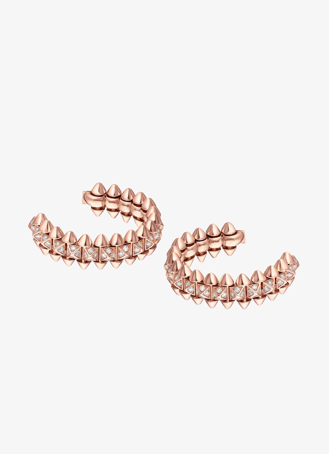 Cartier Clash de Cartier oorringen, klein model van 18 karaat roségoud met 0.51 ct diamant CRN8515239 - detail 7 roségoud