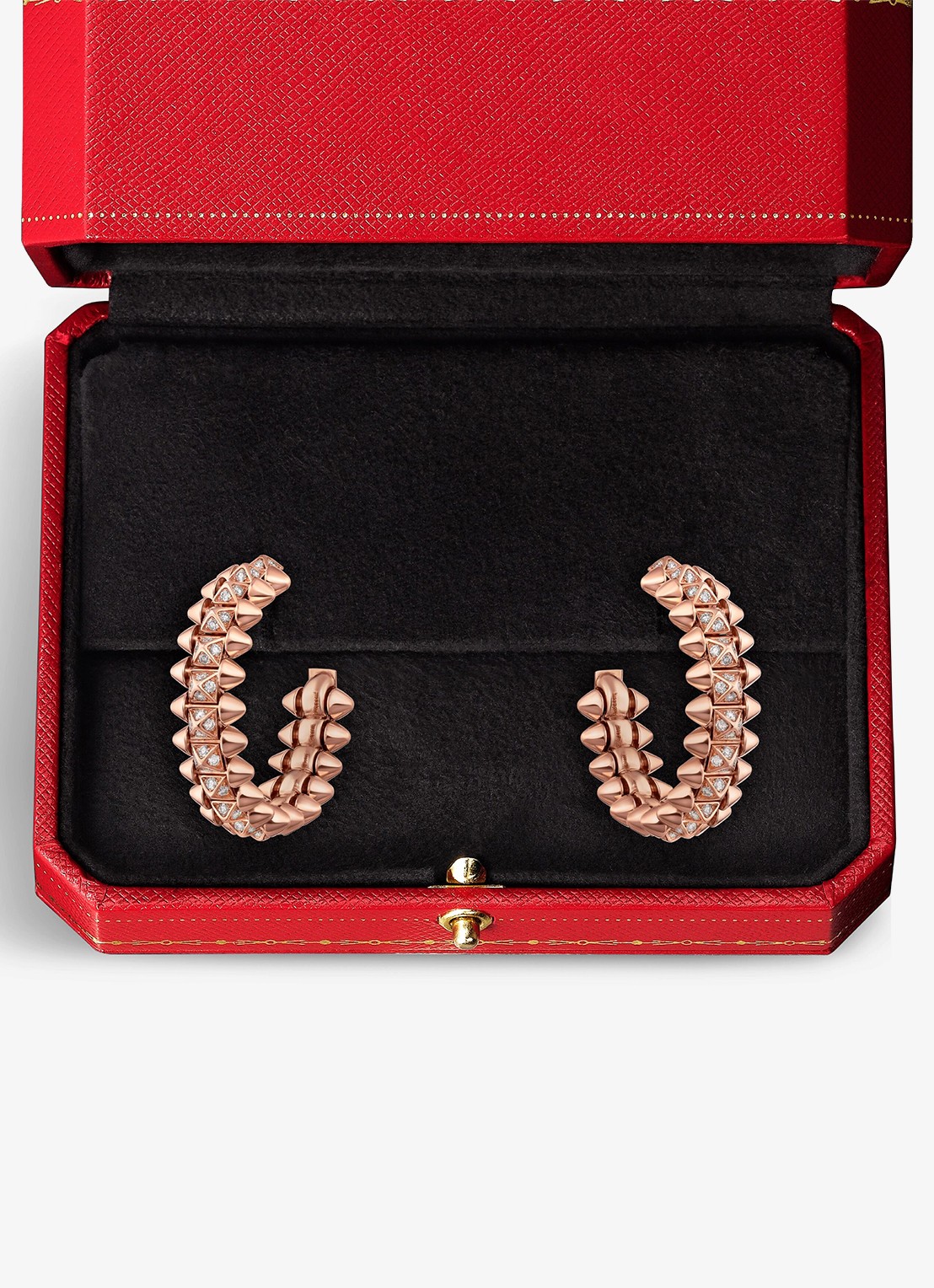 Cartier Clash de Cartier oorringen, klein model van 18 karaat roségoud met 0.51 ct diamant CRN8515239 - detail 8 roségoud