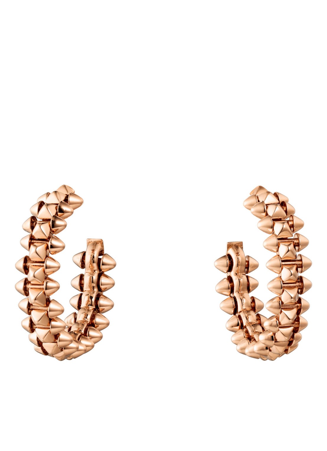 Cartier Clash de Cartier oorringen van 18k roségoud CRB8301415 - voorkant roségoud