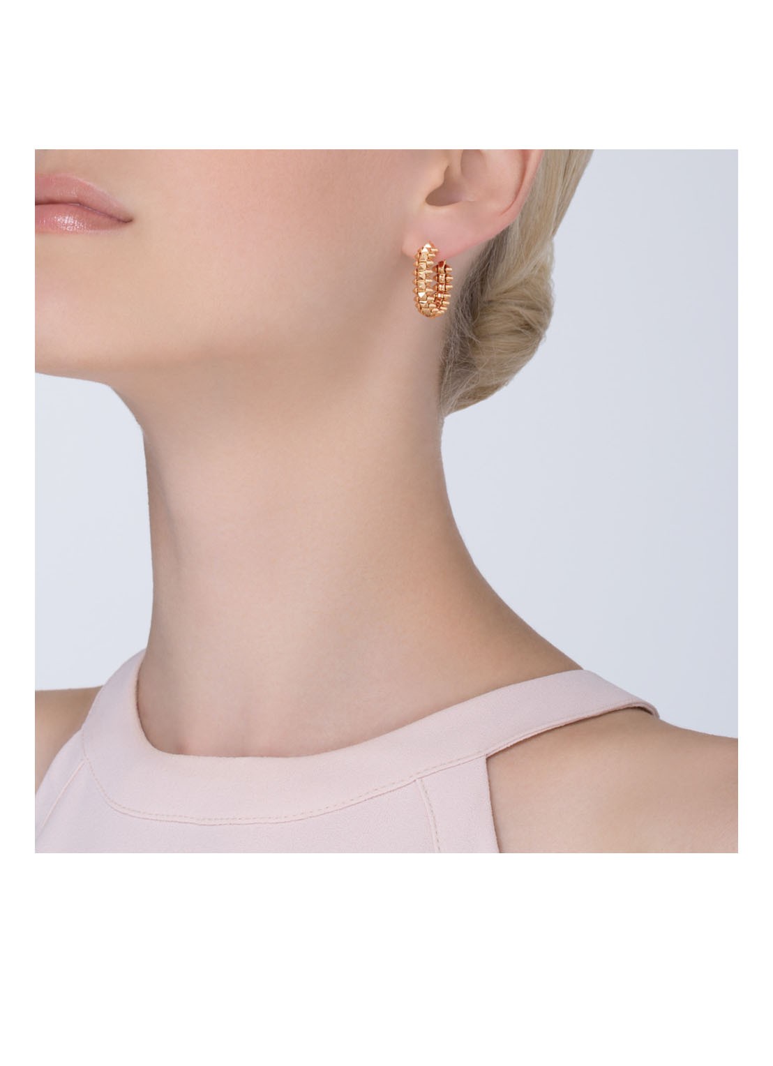 Cartier Clash de Cartier oorringen van 18k roségoud CRB8301415 - voorkant 2 roségoud