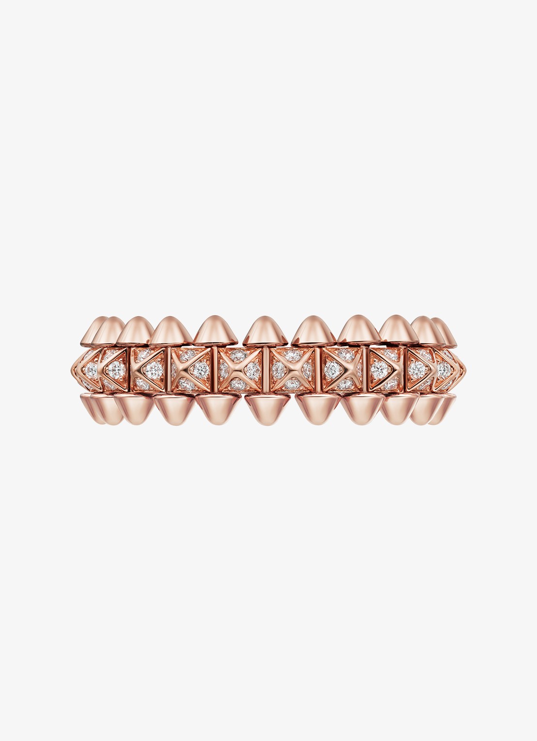 Cartier Clash de Cartier ring, klein model van 18 karaat roségoud met 0.31 ct diamant CRN4796100 - detail 4 roségoud