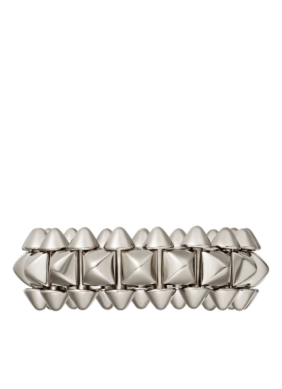 Cartier Clash de Cartier ring medium van 18k witgoud CRB4231100 - detail witgoud