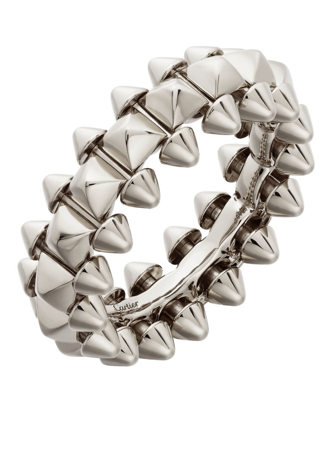 Cartier Clash de Cartier ring medium van 18k witgoud CRB4231100 - voorkant 4 witgoud