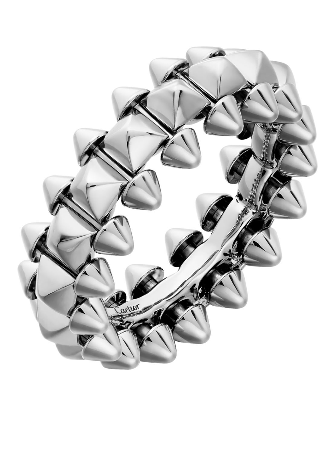 Cartier Clash de Cartier ring medium van gerhodineerd 18k witgoud CRB4233000 - voorkant 6 witgoud