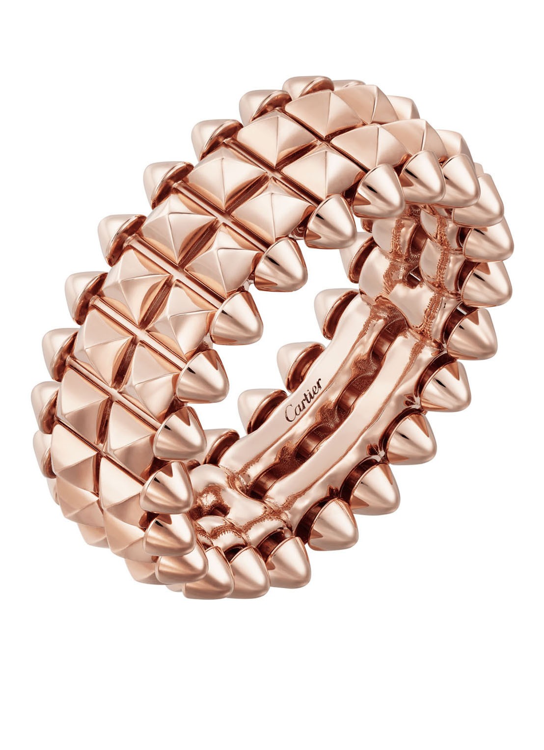 Cartier Clash de Cartier ring van 18 karaat roségoud CRB4237800 - voorkant 2 roségoud