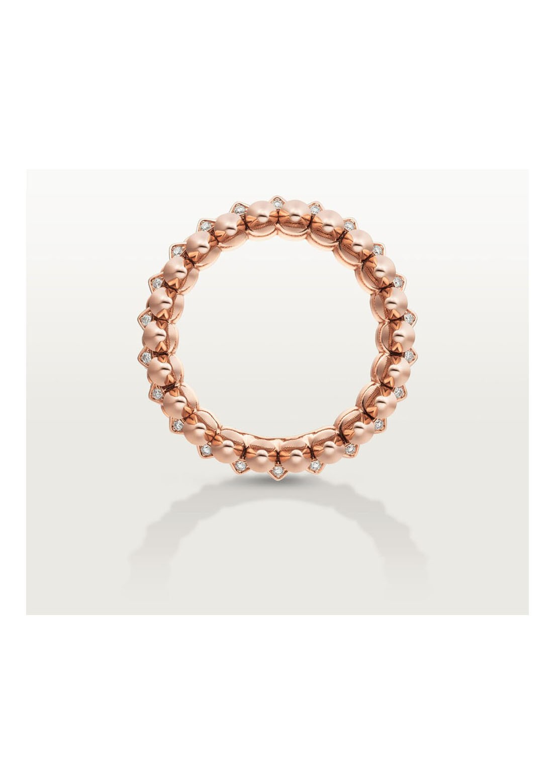 Cartier Clash de Cartier ring van 18 karaat roségoud met diamanten CRB4237953 - detail 8 roségoud