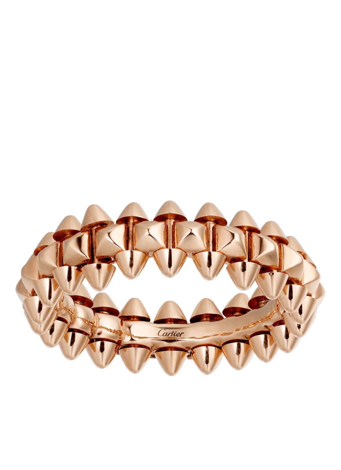 Cartier Clash de Cartier ring van 18k roségoud CRB4229800 - voorkant roségoud