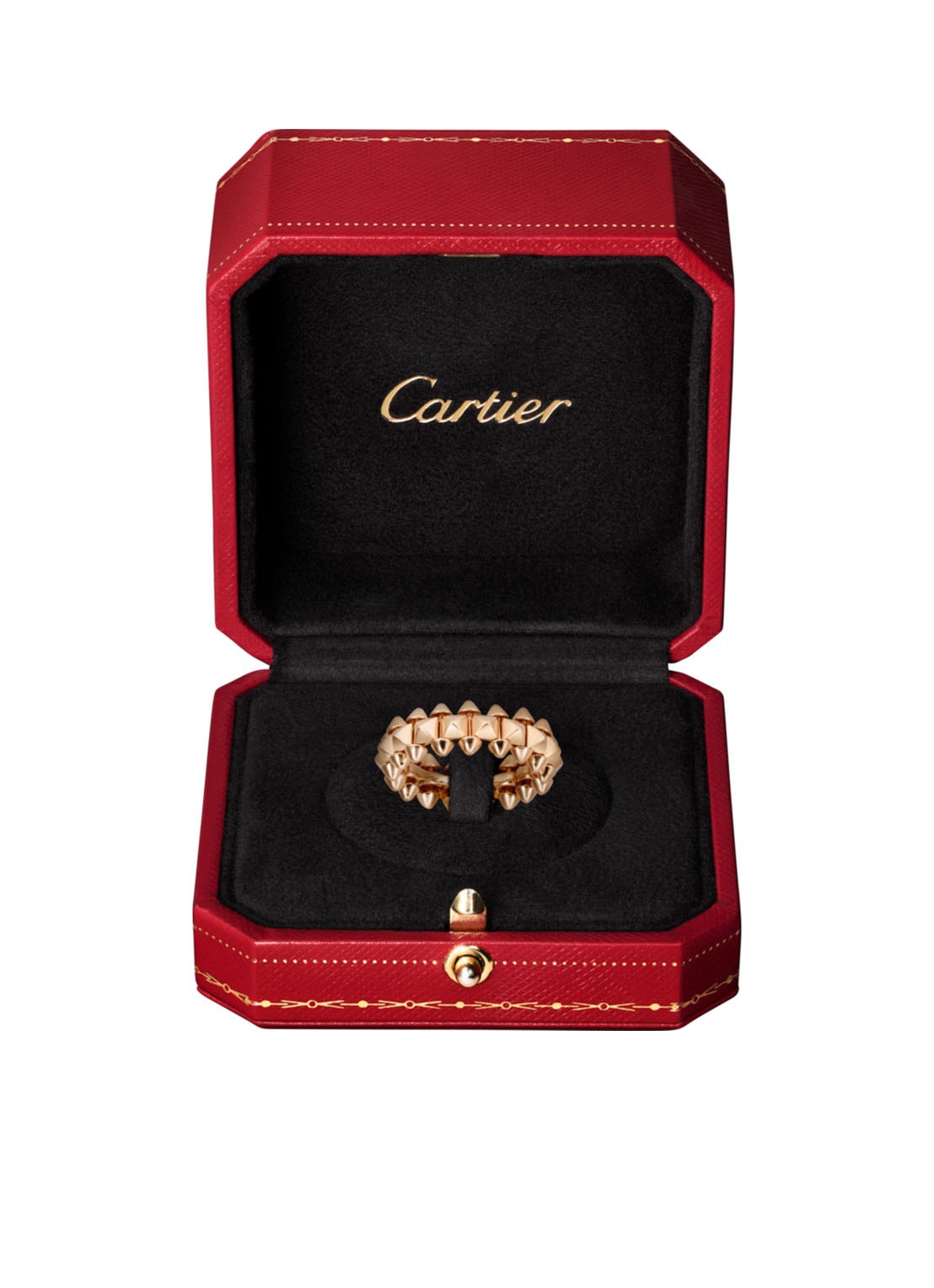 Cartier Clash de Cartier ring van 18k roségoud CRB4229900 - detail roségoud