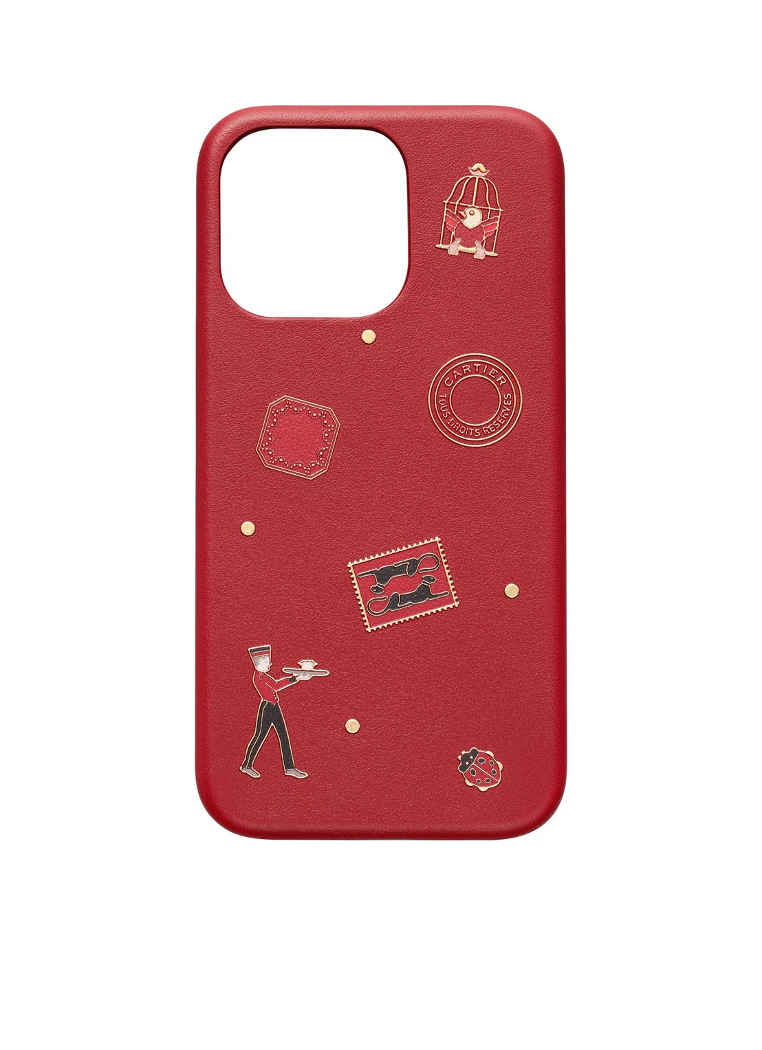 Cartier Diabolo de Cartier phone case - voorkant 4 rood