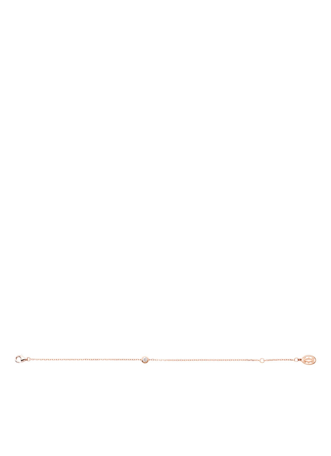 Cartier Diamants Légers armband van 18k roségoud met diamant CRB6040300 - voorkant 2 roségoud