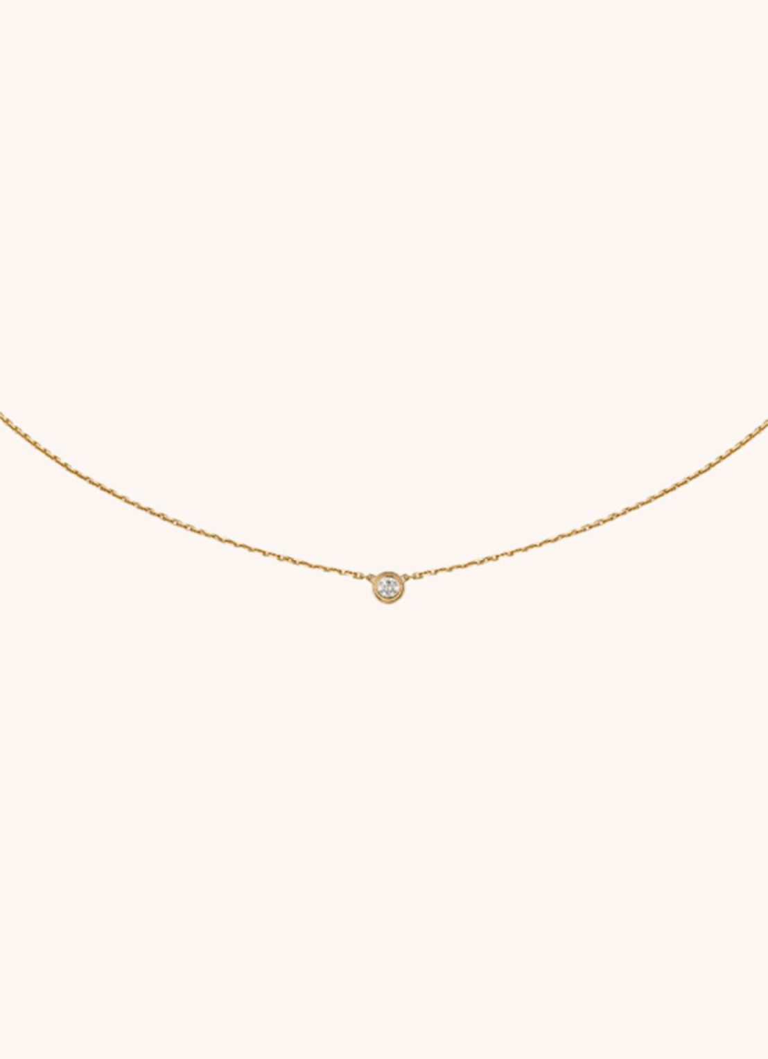 Cartier Diamants Légers ketting XS van 18k geelgoud met diamant CRB7224517 - detail 3 geelgoud