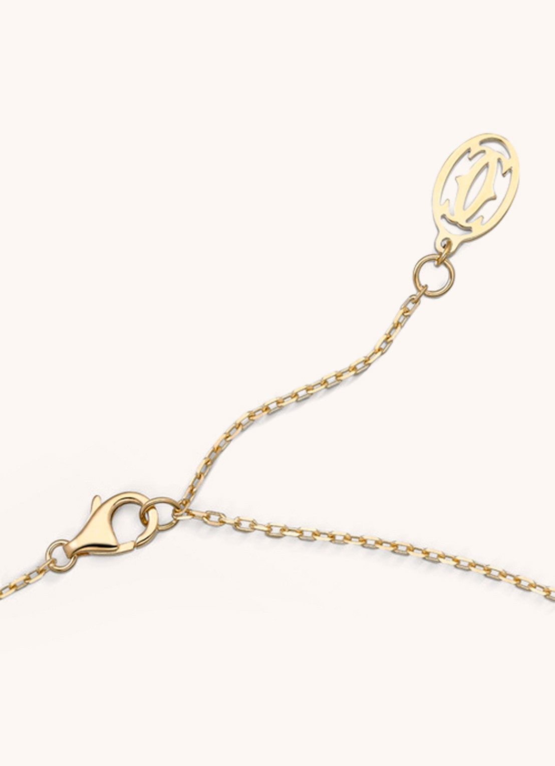 Cartier Diamants Légers small ketting van 18k geelgoud met diamant B7215800 - detail 4 geelgoud