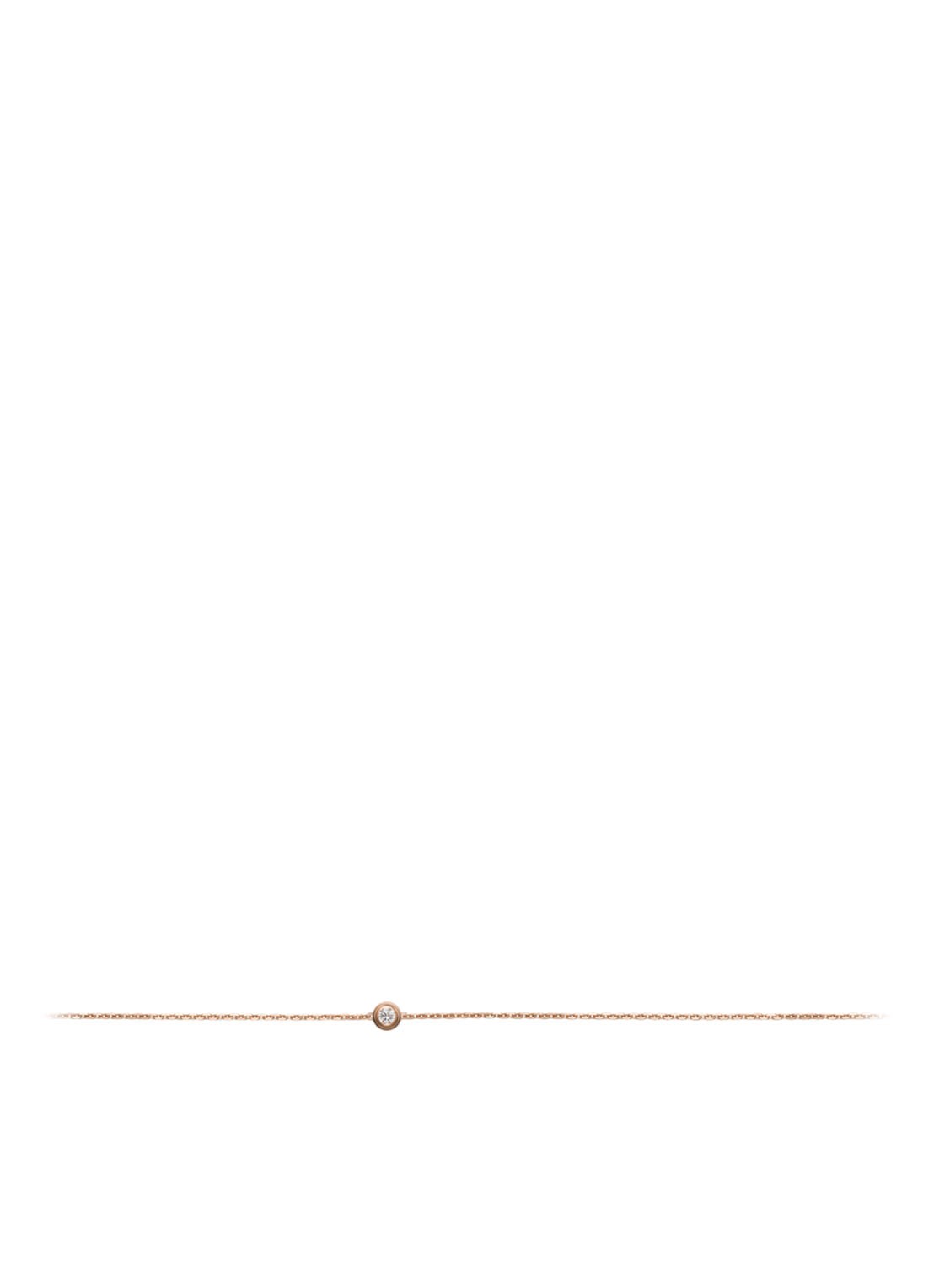 Cartier Diamants Légers XS armband van 18k roségoud met diamant B6045717 - voorkant roségoud
