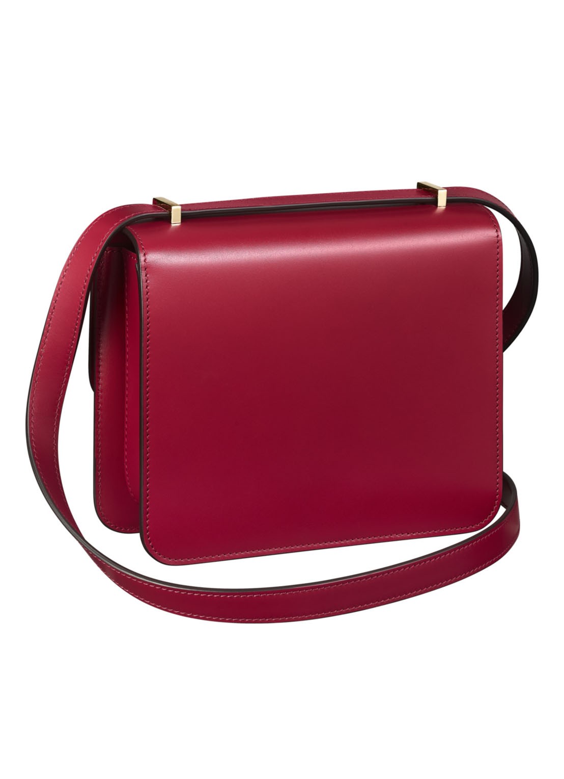 Cartier Double C Mini schoudertas van kalfsleer CRL1002293 - detail 3 steenrood