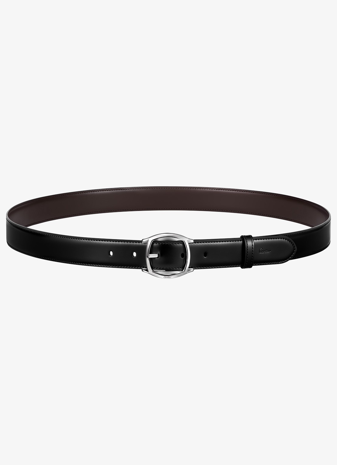 Cartier Drive de Cartier riem van leer CRL5000606 - voorkant donkerbruin