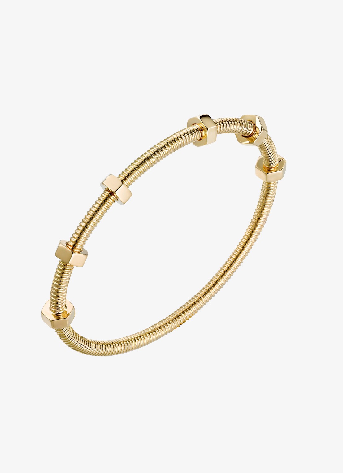Cartier Écrou de Cartier bangle, van 18 karaat geelgoud CRB6063817 - voorkant geelgoud