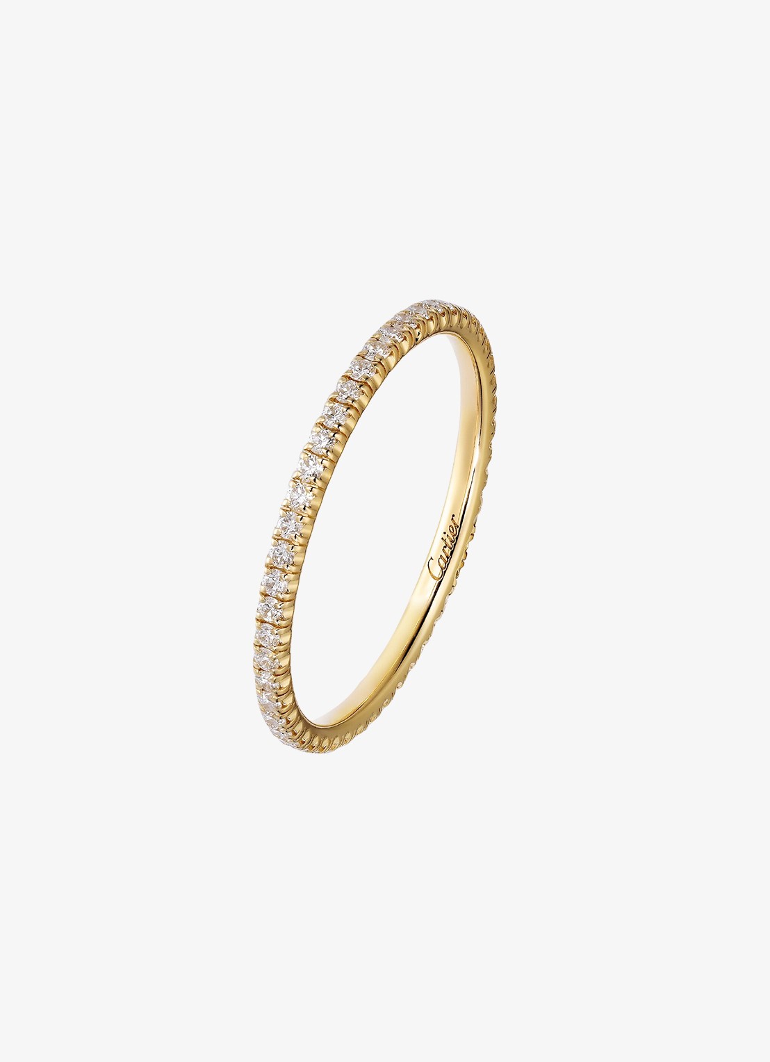 Cartier Etincelle de Cartier trouwring, van 18 karaat geelgoud met 0.22 ct diamant CRB4212000 - detail 2 geelgoud