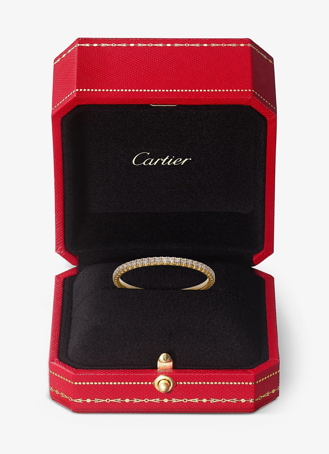Cartier Etincelle de Cartier trouwring, van 18 karaat geelgoud met 0.22 ct diamant CRB4212000 - detail 3 geelgoud