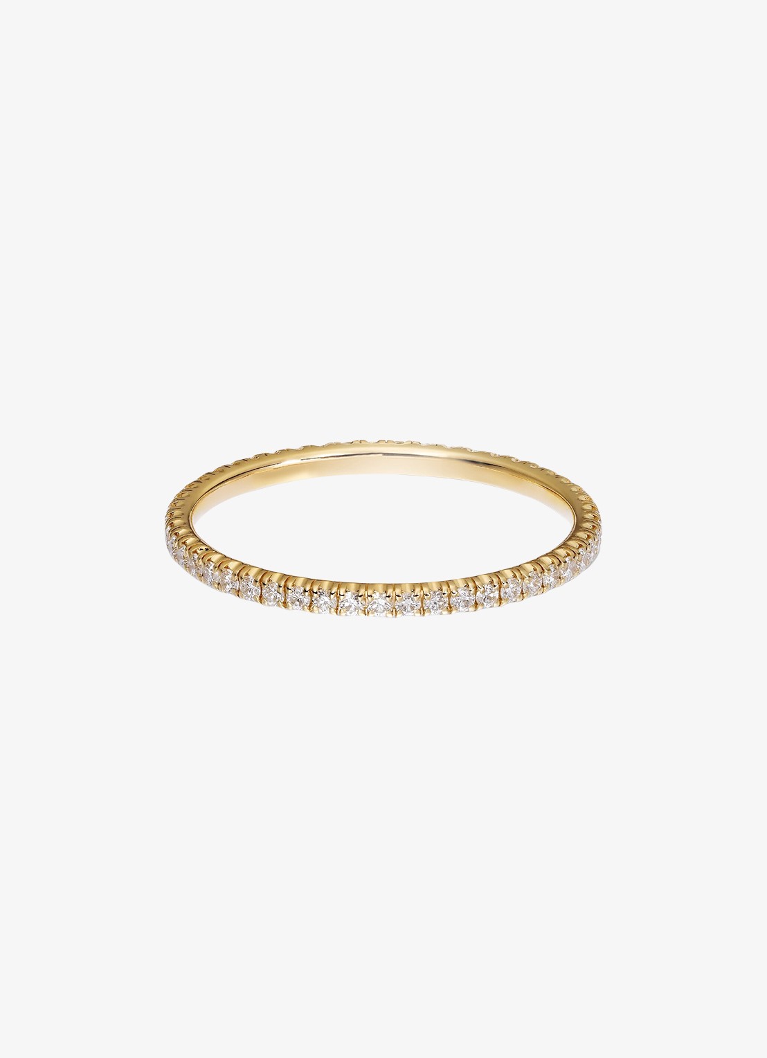 Cartier Etincelle de Cartier trouwring, van 18 karaat geelgoud met 0.22 ct diamant CRB4212000 - voorkant 6 geelgoud