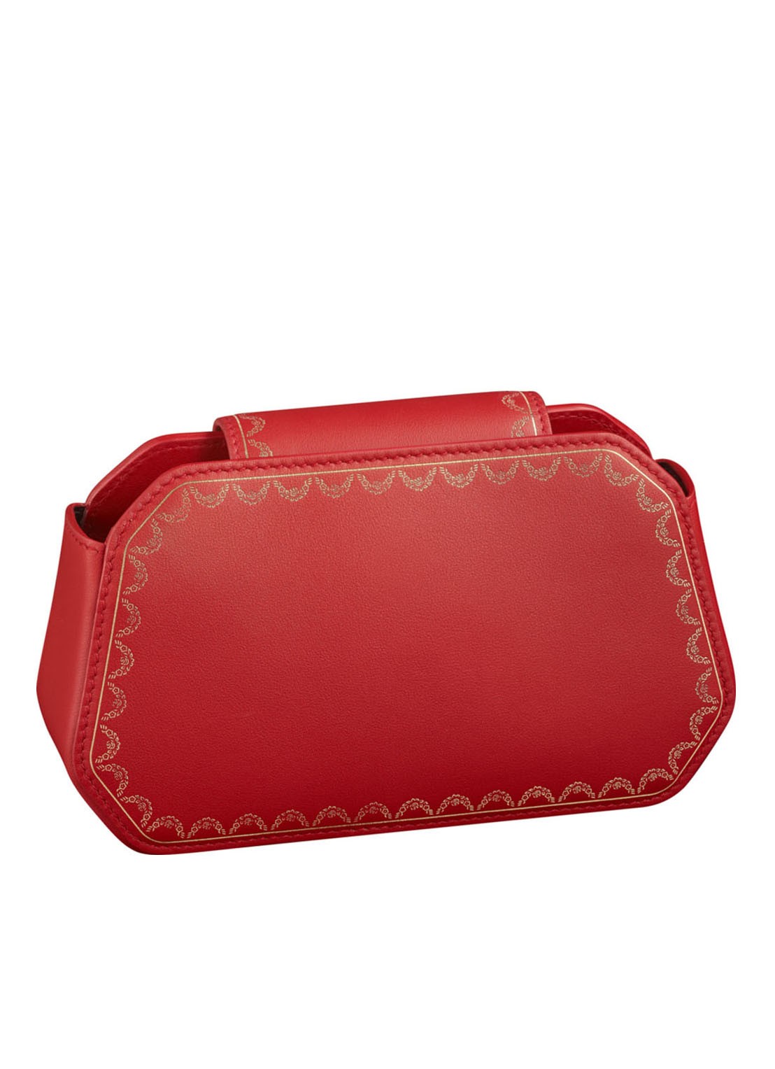 Cartier Guirlande de Cartier handtas van kalfsleer CRL1002226 - detail steenrood
