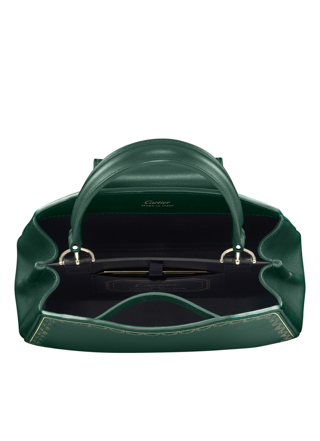 Cartier Guirlande de Cartier mini handtas van kalfsleer - detail 3 groen