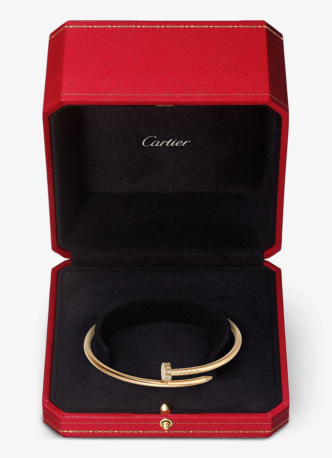 Cartier Juste un Clou bangle, klein model van 18 karaat geelgoud met 0.18 ct diamant CRB6066117 - detail 5 geelgoud
