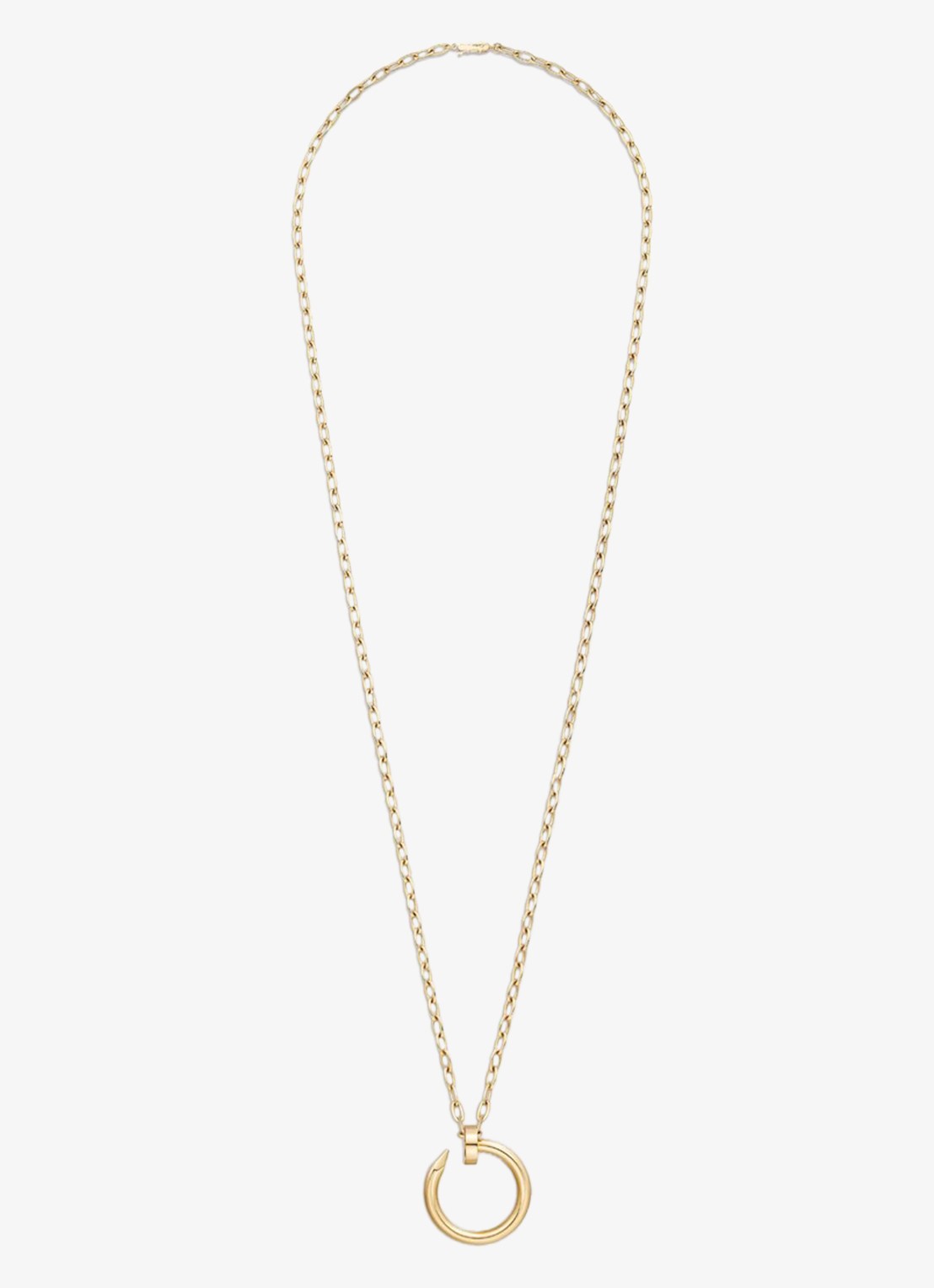 Cartier Juste un Clou ketting van 18 karaat geelgoud CRN7424510  - voorkant geelgoud