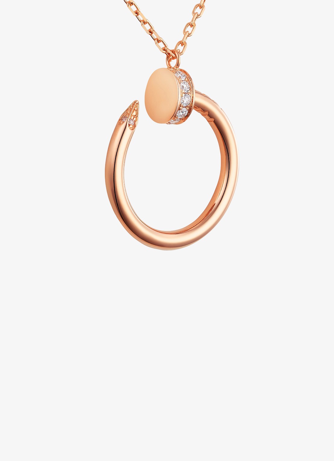 Cartier Juste un Clou ketting van 18 karaat roségoud met 0.12 diamant CRB7224887 - detail 3 roségoud