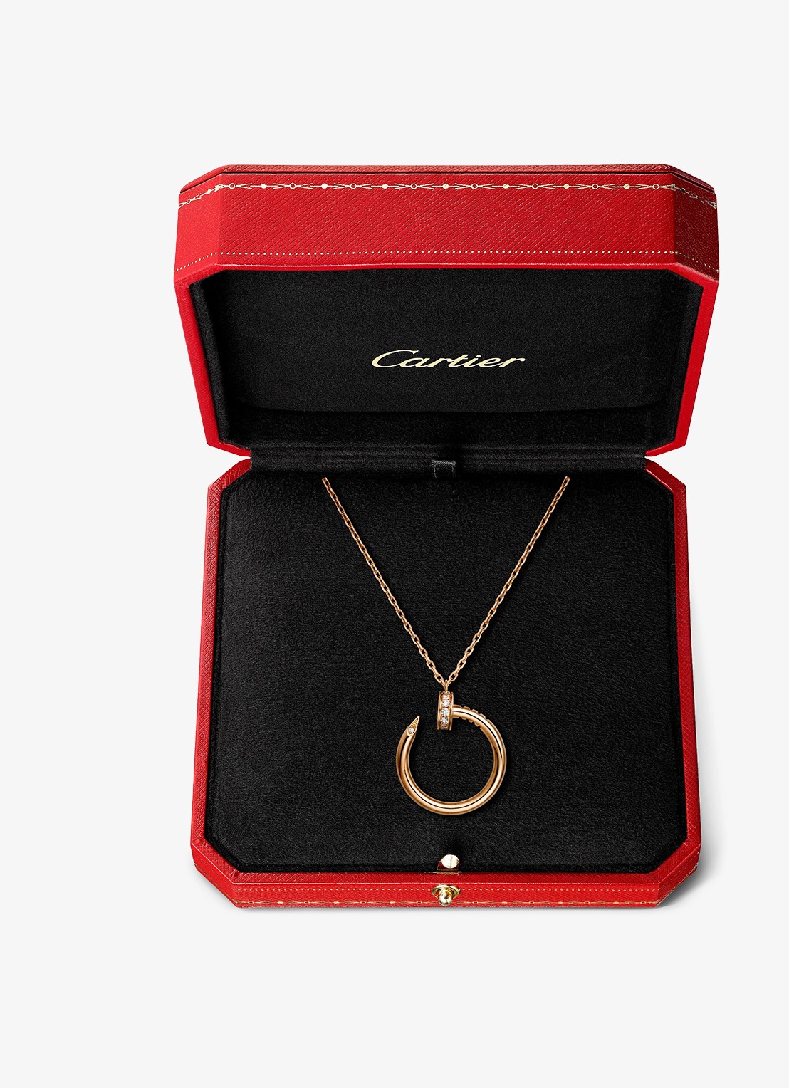 Cartier Juste un Clou ketting van 18 karaat roségoud met 0.12 diamant CRB7224887 - detail 4 roségoud