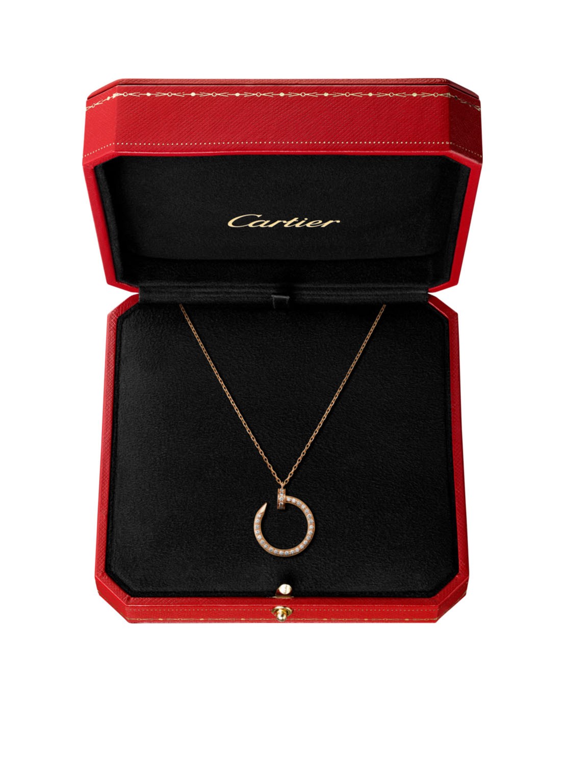 Cartier Juste un Clou ketting van 18k roségoud met diamanten CRB3047000 - detail 4 roségoud