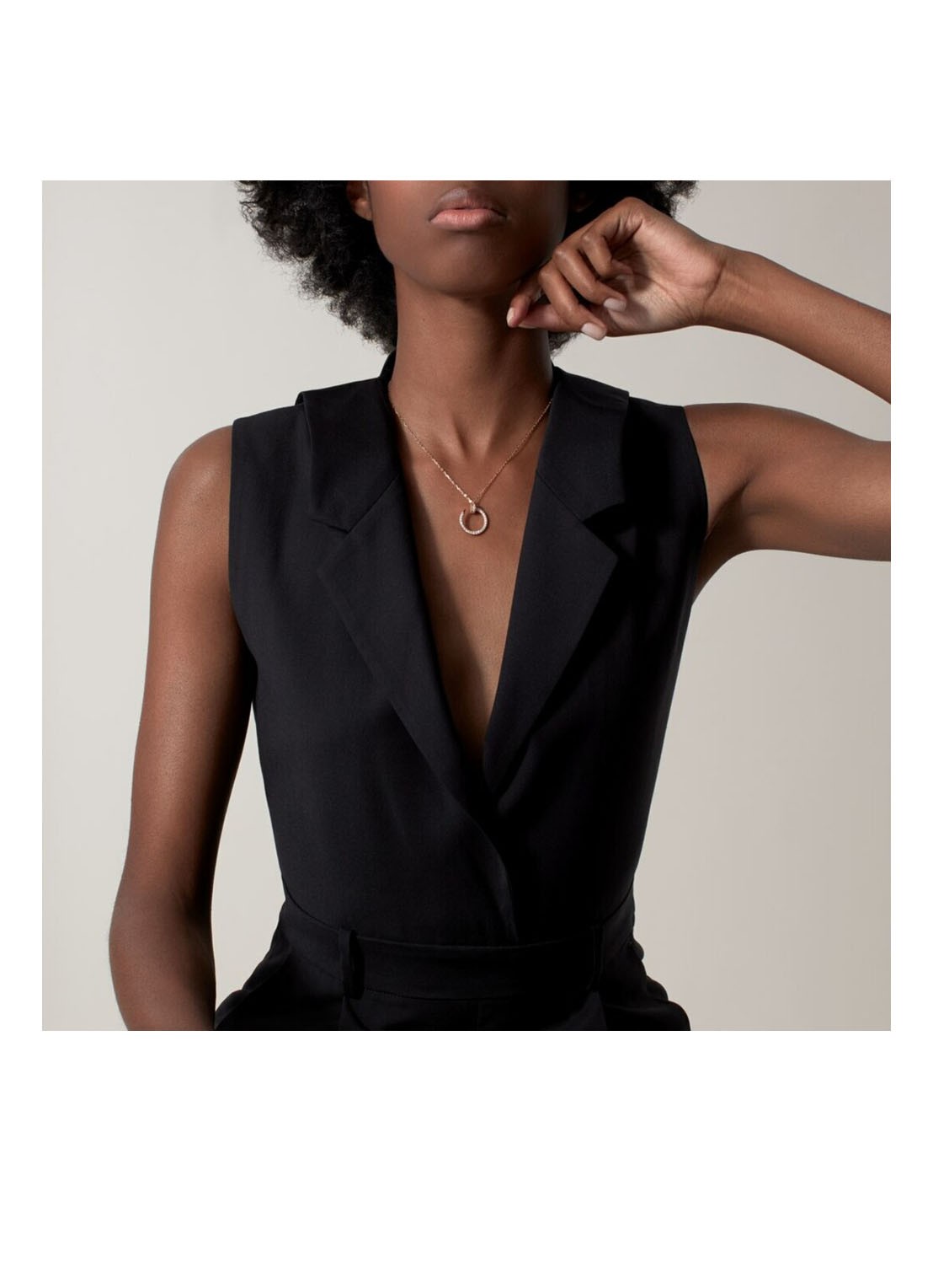 Cartier Juste un Clou ketting van 18k roségoud met diamanten CRB3047000 - detail 5 roségoud