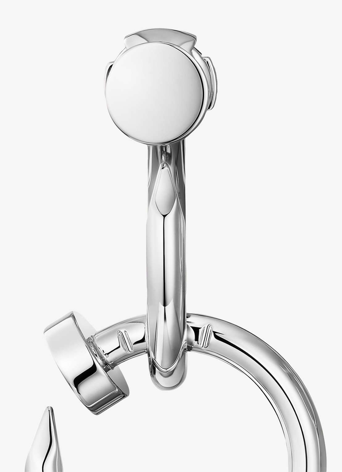 Cartier Juste un Clou oorstekers van 18 karaat witgoud CRB8301529 - detail 4 witgoud