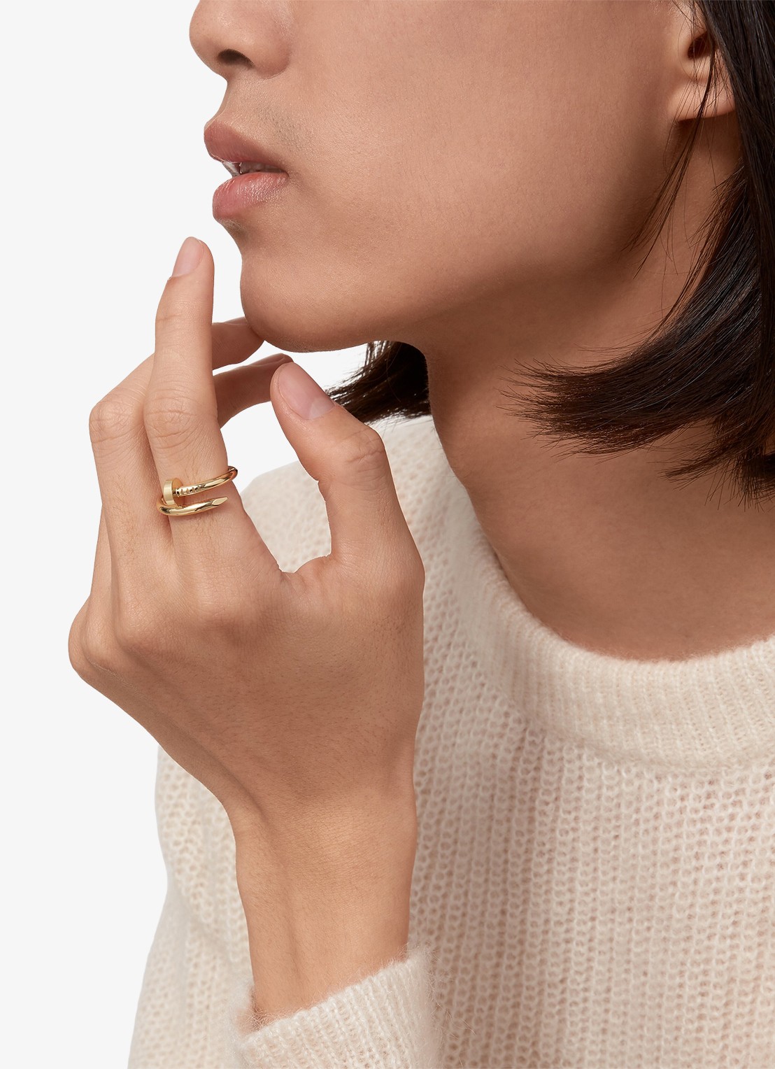 Cartier Juste un Clou ring van 18 karaat geelgoud CRB4092600 - voorkant 8 geelgoud