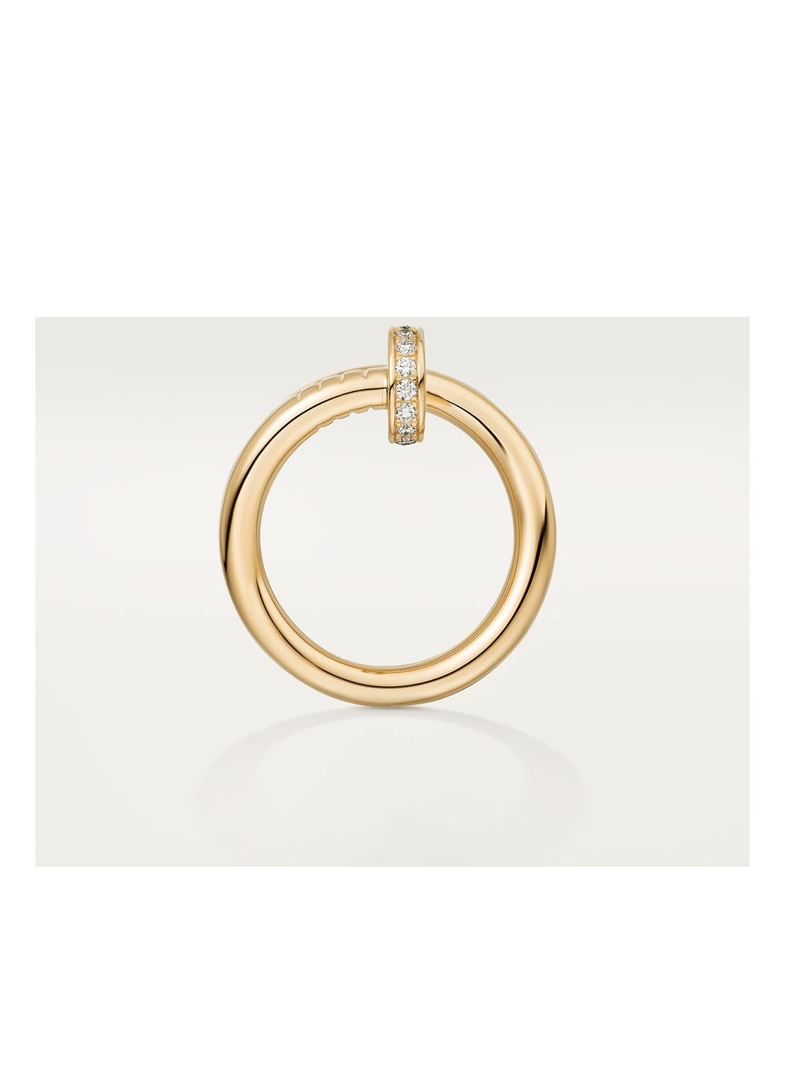 Cartier Juste un Clou ring van 18 karaat geelgoud met 22 briljant geslepen diamanten CRB4216900 - detail 3 geelgoud