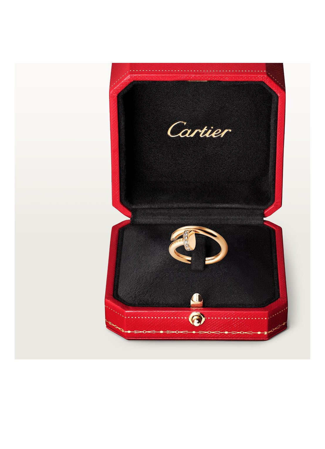 Cartier Juste un Clou ring van 18 karaat geelgoud met 22 briljant geslepen diamanten CRB4216900 - detail 7 geelgoud