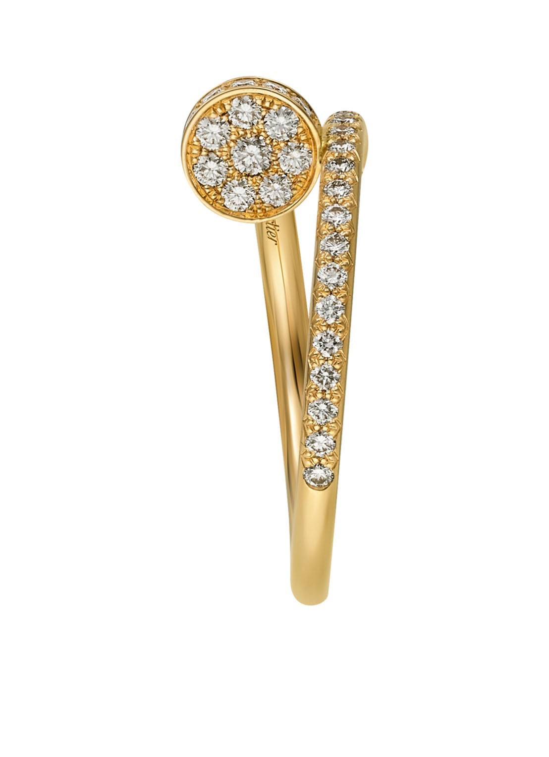 Cartier Juste un Clou ring van 18 karaat geelgoud met 53 diamanten CRB4231500 - detail 2 geelgoud